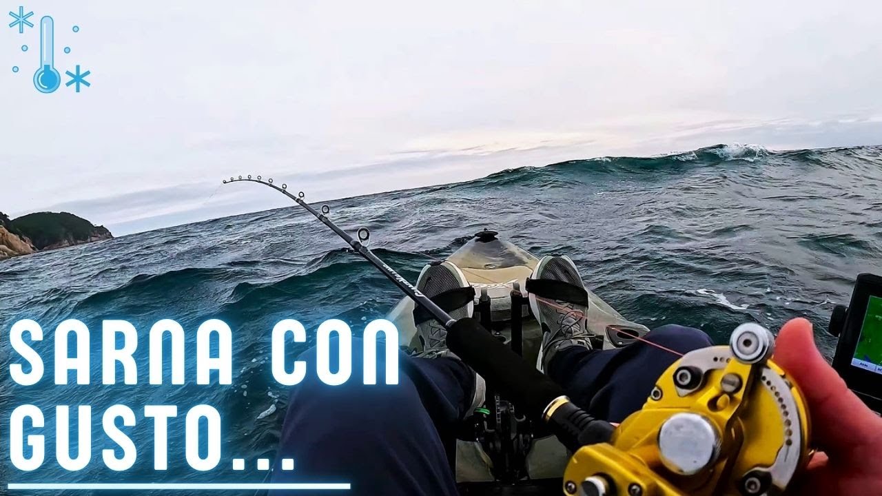 Primera salida del a&ntilde;o en kayak. Pescando helado.