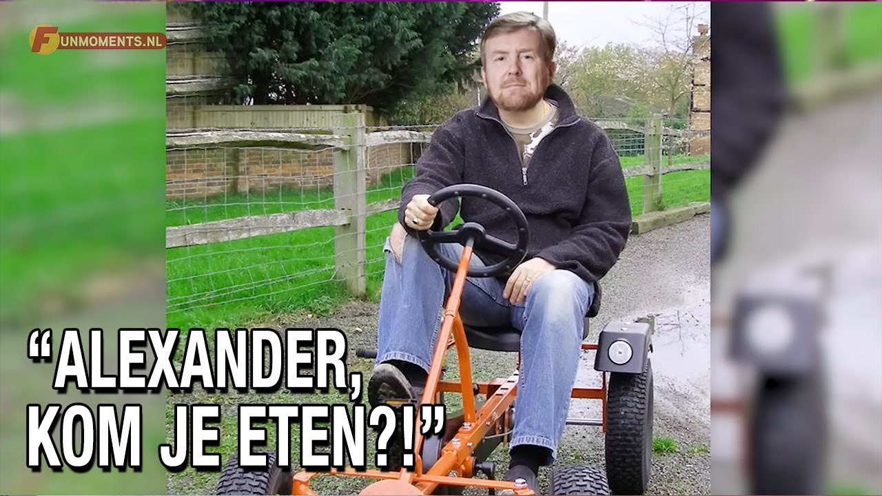 Willem-Alexander is eigenlijk een 8-jarig kind!