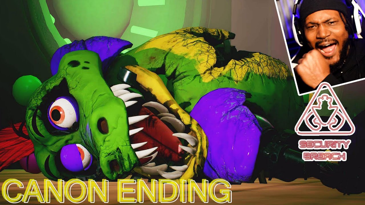 R.I.P MONTY! SECRET ENDING!? [FNAF Security Breach Part 7]