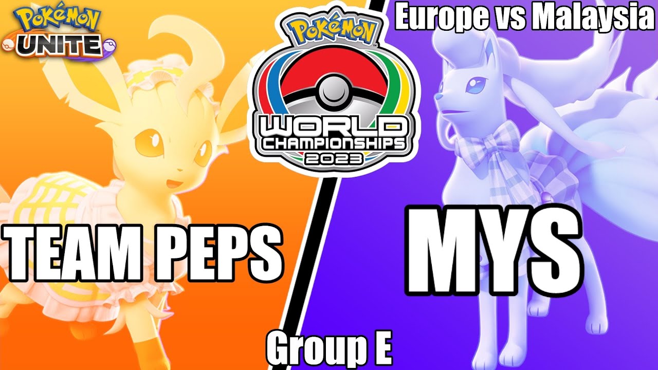 Team Peps vs MYS - World Championships 2023 Group E | Pokemon Unite