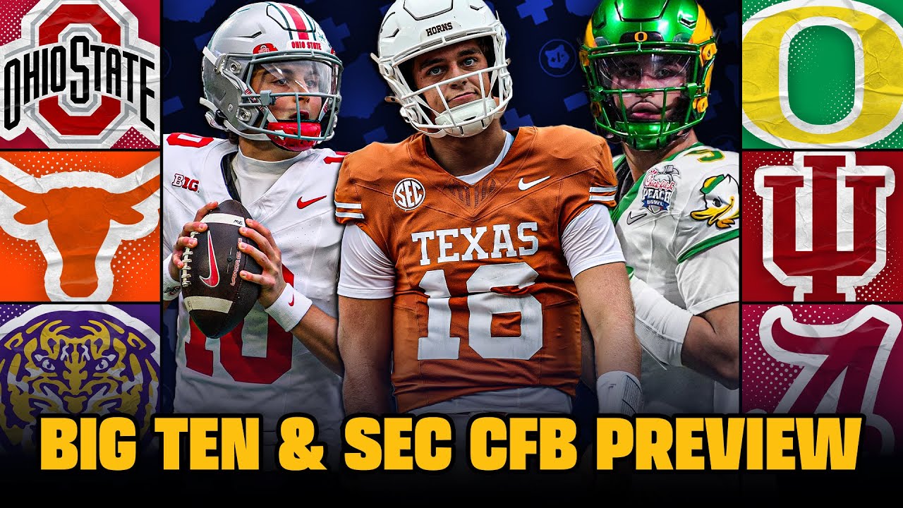 Big Ten & SEC College Football Preview: Will Oregon & Texas Reign Supreme?