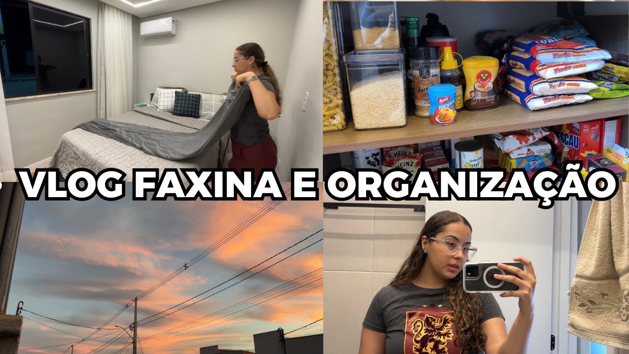 DIA PRODUTIVO DA DONA DE CASA: FAXINA + ORGANIZAÇÃO! 