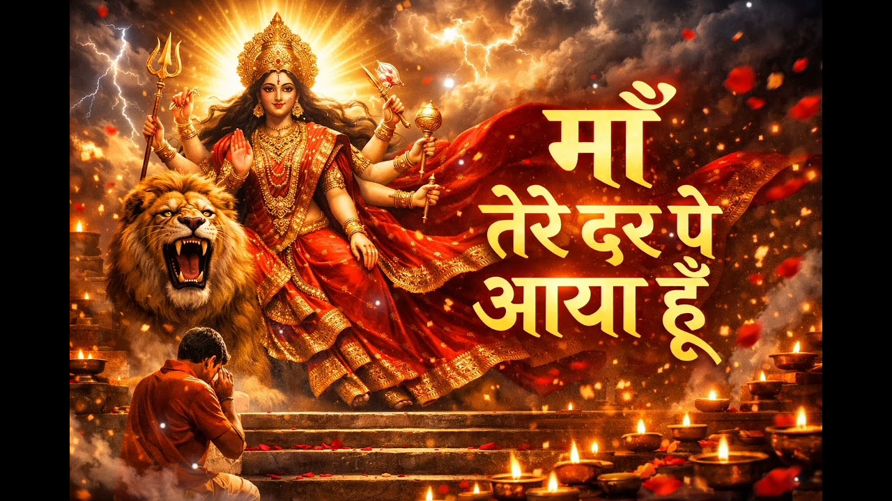 माँ तेरे दर पे आया हूँ | Mata Rani Bhajan | Durga Mata Bhajan | Sherawali Mata Bhajan