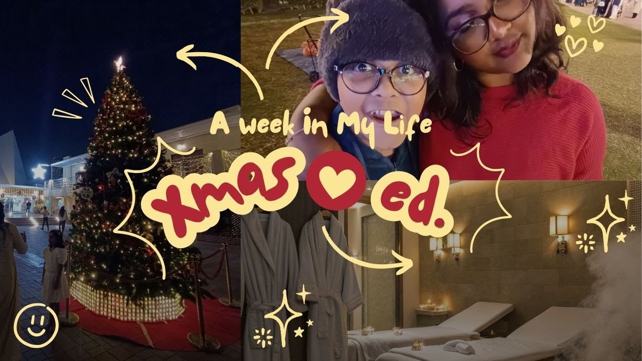 Starting Christmas season in 2024 (finals prep, spa day, chris-messy treats!)