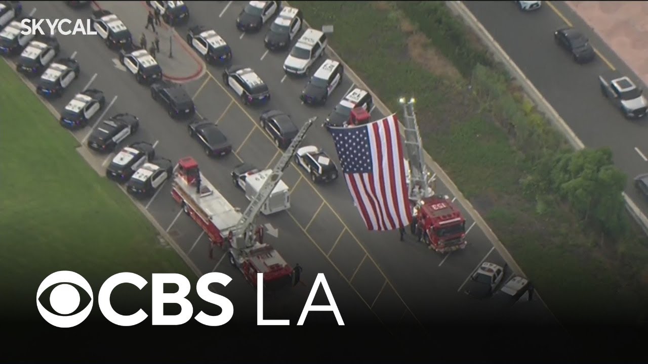 Procession held for LA County deputy who died during Baker to Vegas Relay Race over weekend