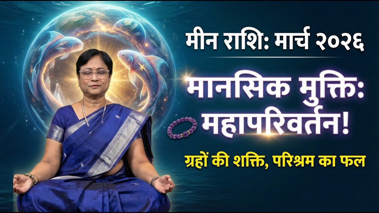 Meen Rashi March 2026 Rashifal | मीन राशि मार्च २०२६ राशिफल | Pisces Monthly Horoscope