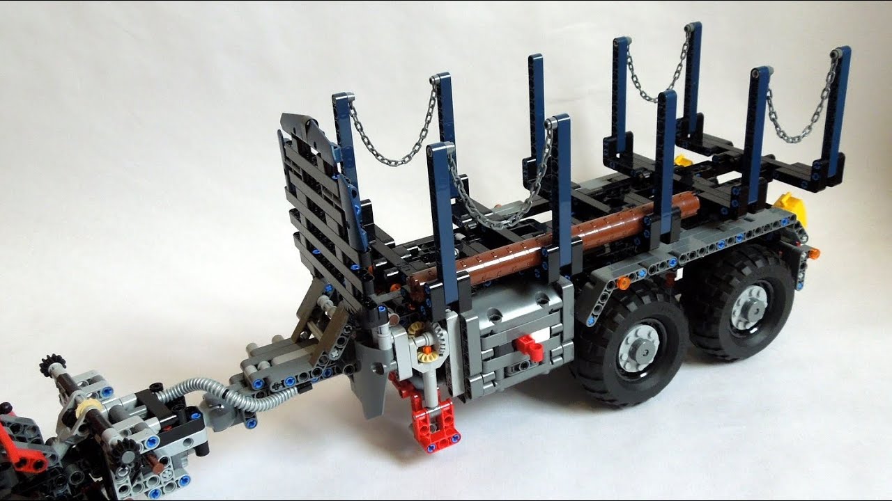 LEGO Technic Timber Trailer MOC for Claas Xerion (42054)