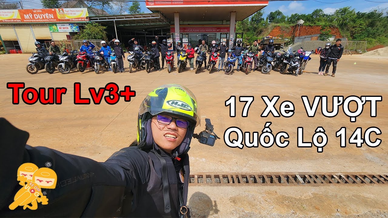 Tour [Lv3+] #1 - CHINH PHỤC CON ĐƯỜNG HUYỀN THOẠI Quốc Lộ 14C - Xe Ôm Vlog