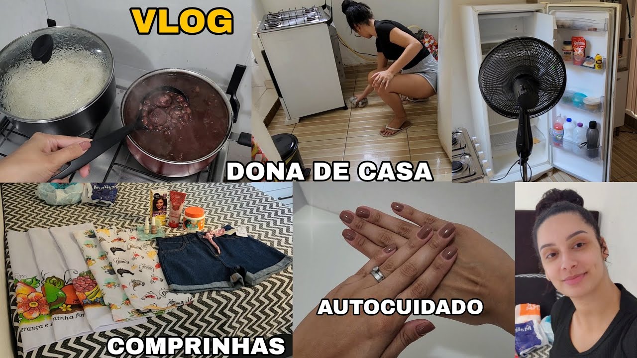 VLOG | ROTINA DOMÉSTICA + COMPRINHAS + AUTOCUIDADO
