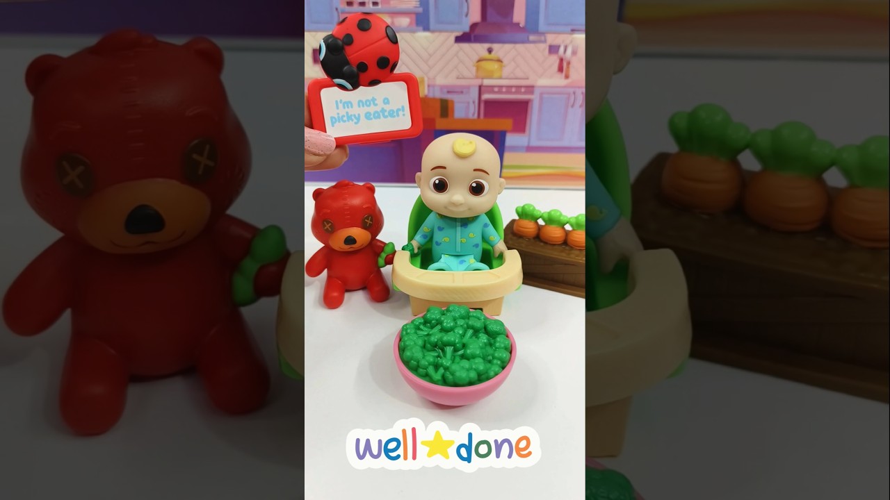 It&rsquo;s Broccoli Time with JJ 🥦| Yes Yes Vegetables Song #cocomelon #toddlerlearning #shorts