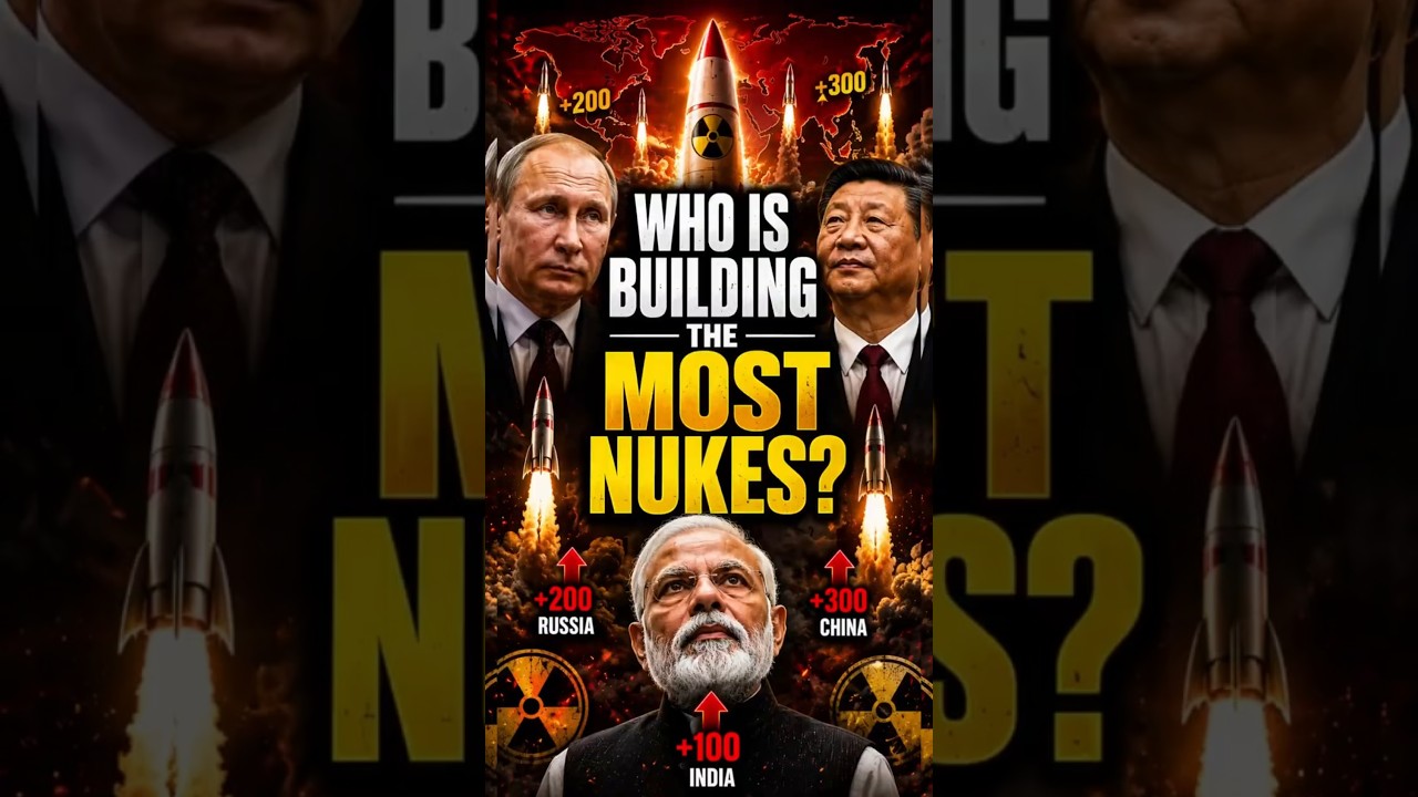 SIPRI Report 2026: Why India and Other Countries are Producing More Nuclear Weapons? #sipri #shorts