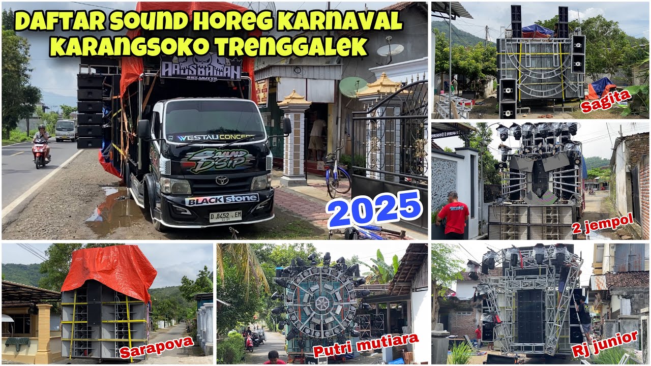 DAFTAR SOUND HOREG KARNAVAL DESA KARANGSOKO TRENGGALEK 2025