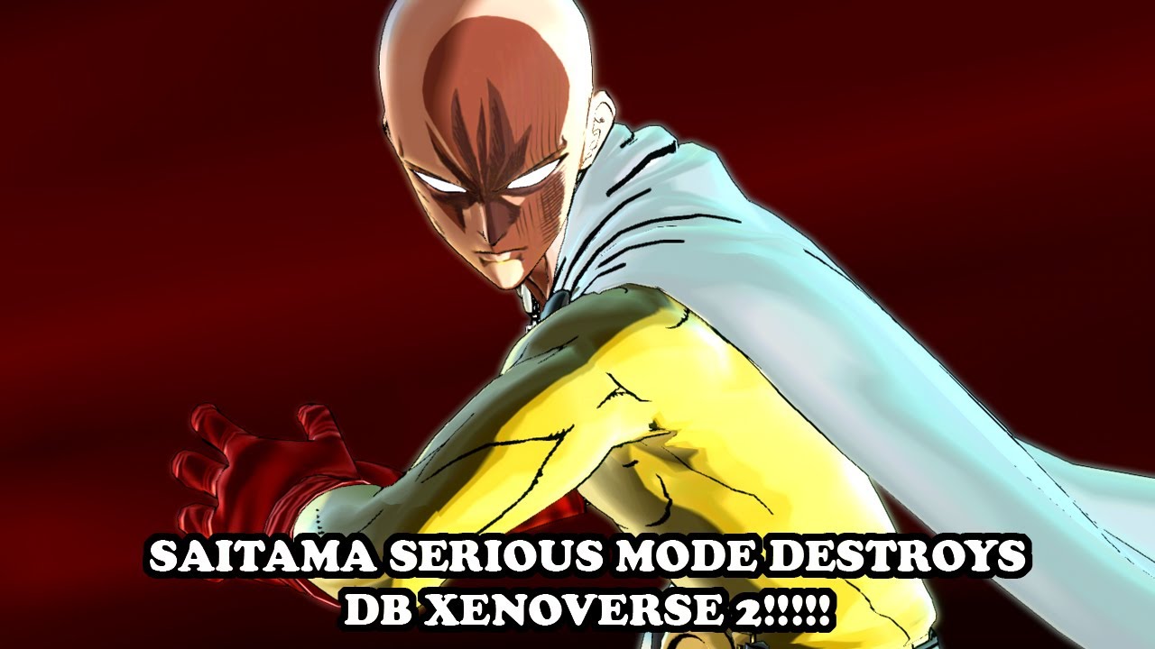 INCREDIBLE SAITAMA w/ Serious Mode THAT ONE SHOTS EVEN THE GODS! One Punch Man Mod! DB Xenoverse 2
