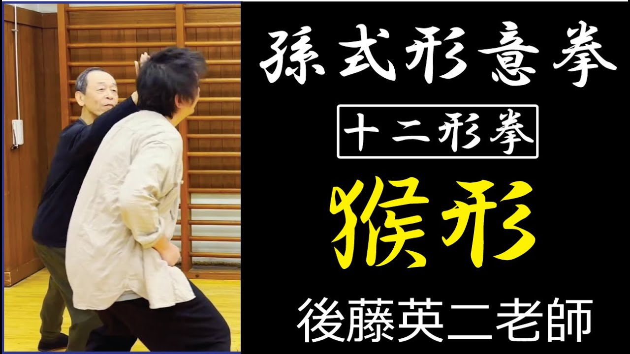 孫式形意拳 十二形拳 猴形 孫禄堂が創始した孫家拳～後藤英二老師～