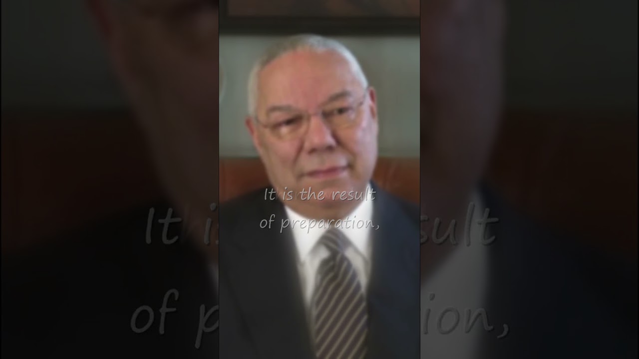 There are no secrets to success ➩ Colin Powell (motivational quotes) #shorts
