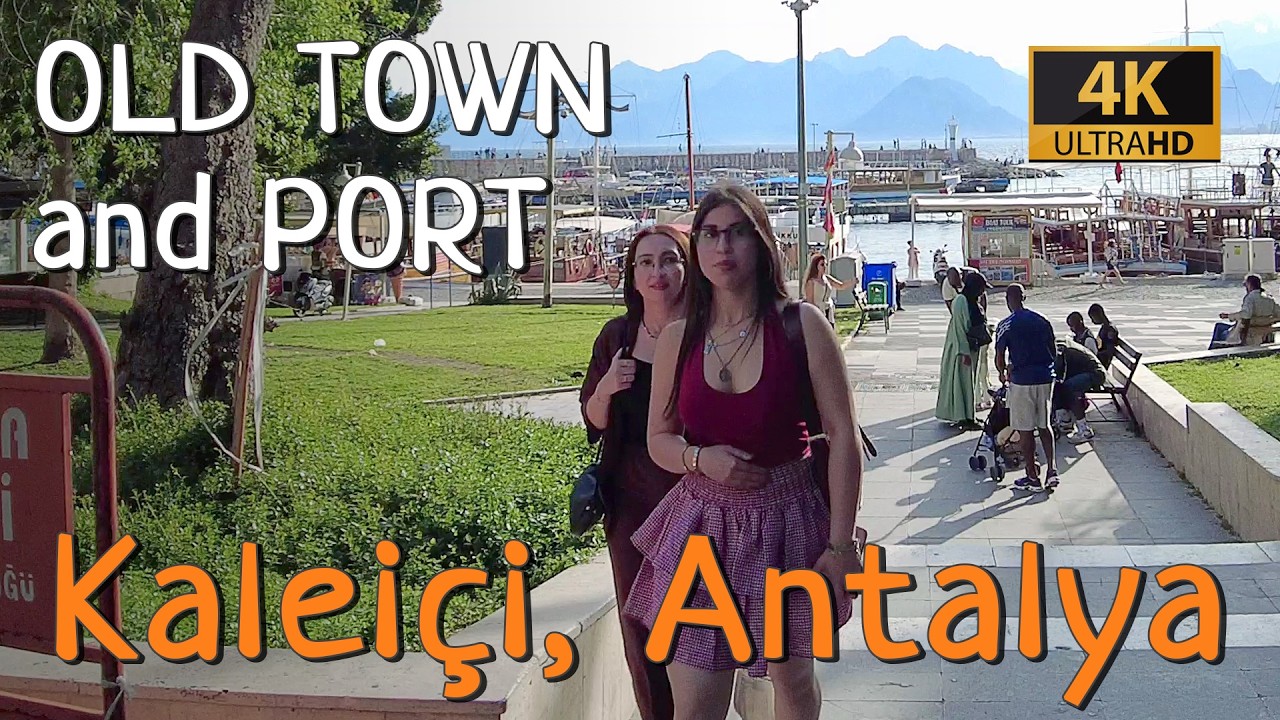 Walking Tour in Antalya Old Town Kaleiçi & Harbor [4K] April, 2025