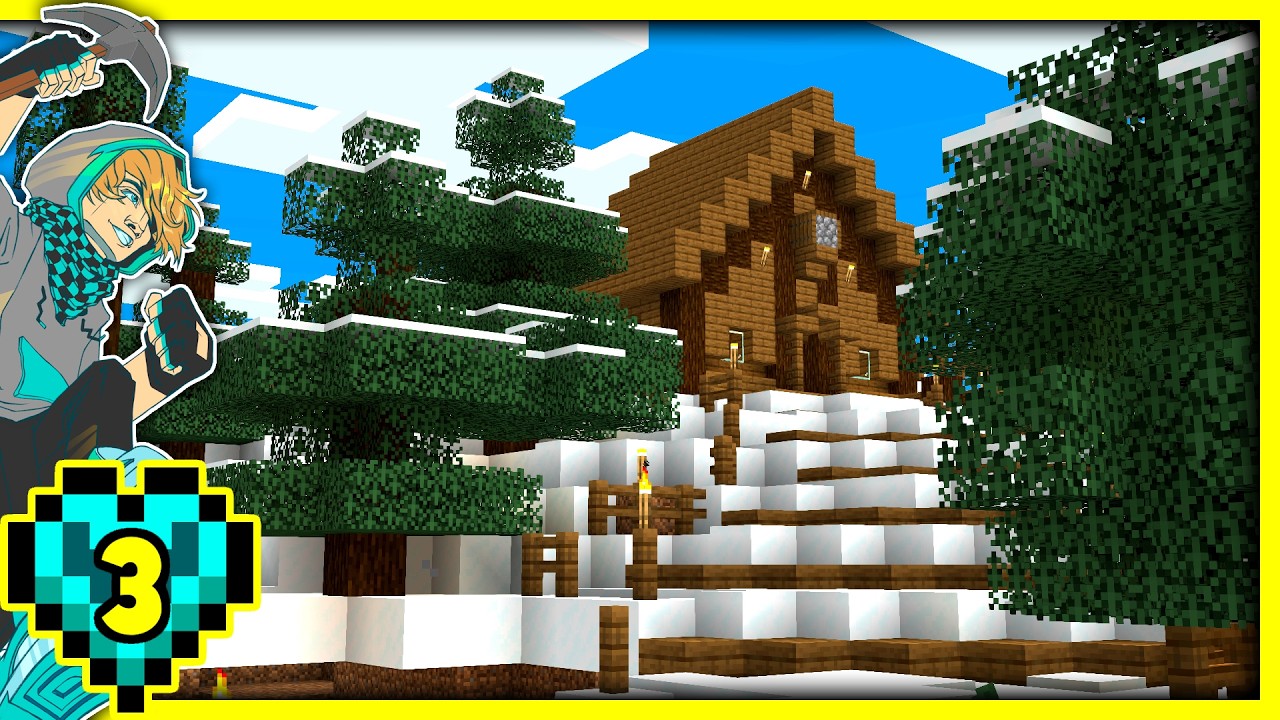Let's Play Hardcore Minecraft Episode 3 (Stone Age Part 1)