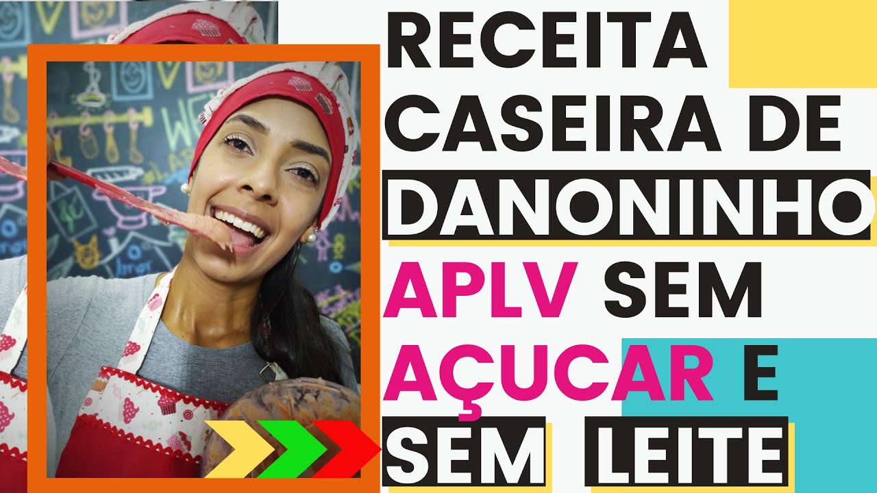 Receita DANONINHO caseiro 2 ingredientes sem leite e açúcar, para bebe APLV muito FACIL