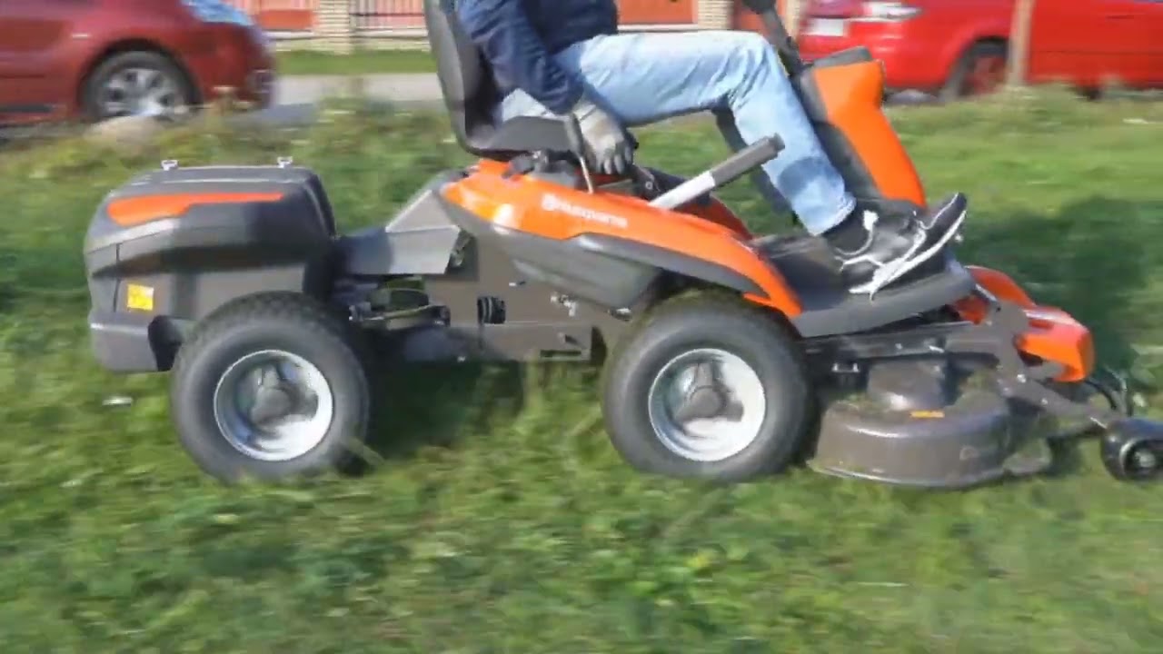 Husqvarna Rider R 200iX Tondeuse autoportée à coupe frontale à batterie