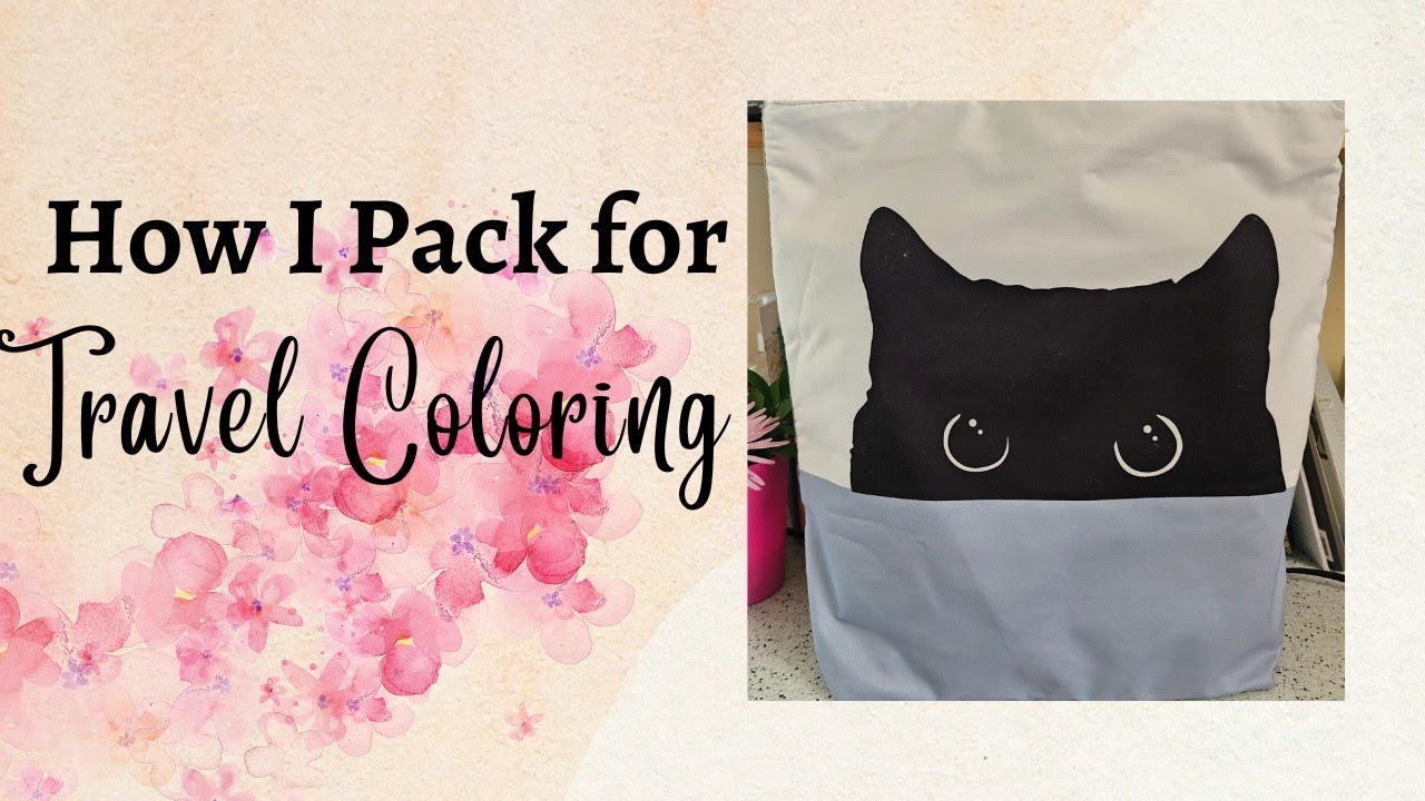 What I Pack for Coloring - Adult Coloring - ft. Wiskf Tote Bag