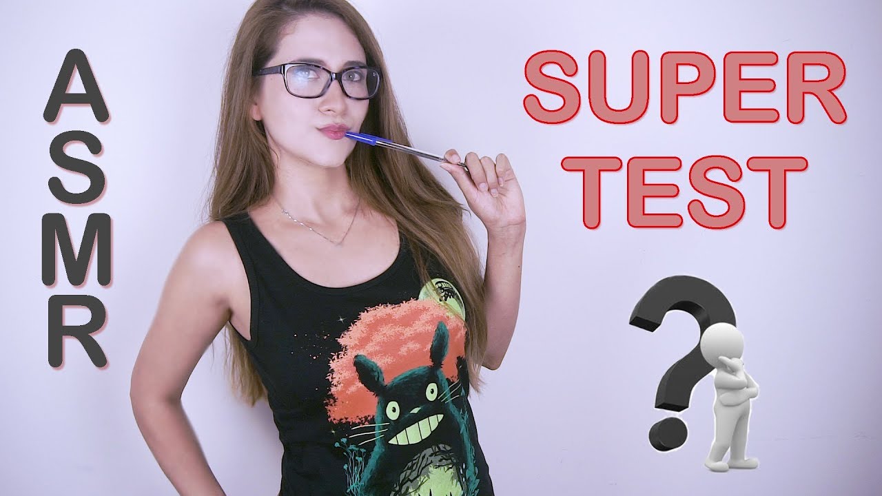 El más preciso TEST de PERSONALIDAD | Asmr español | Asmr with Sasha