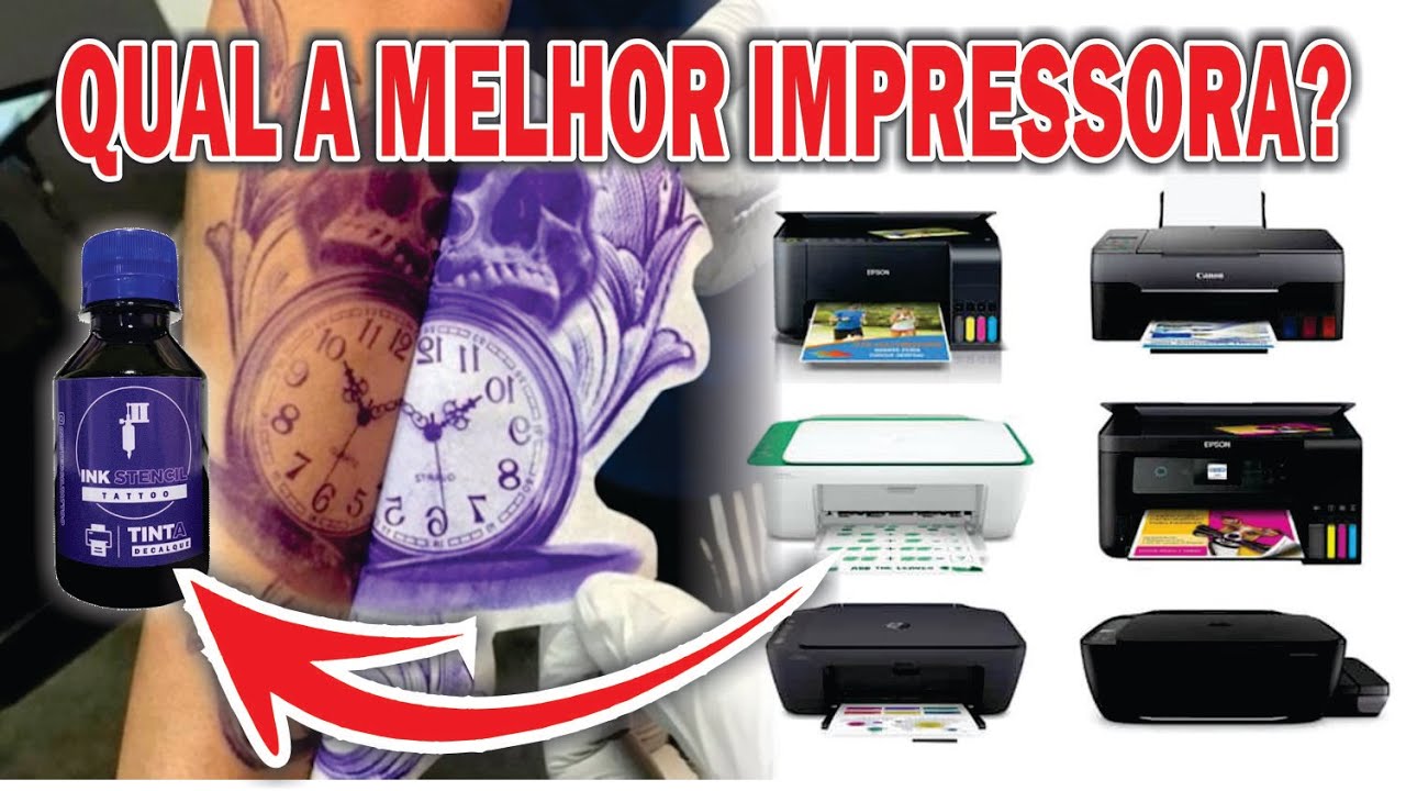 TINTAS de DECALQUE, qual a melhor IMPRESSORA