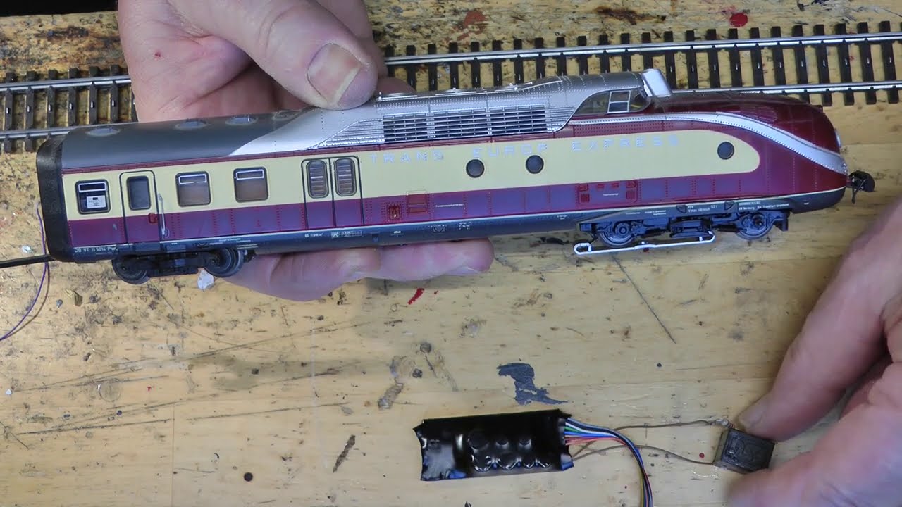 Wolfgangs Märklin Modell Bahn ,Vt 601 Bekommt Sound und Neuen Motor
