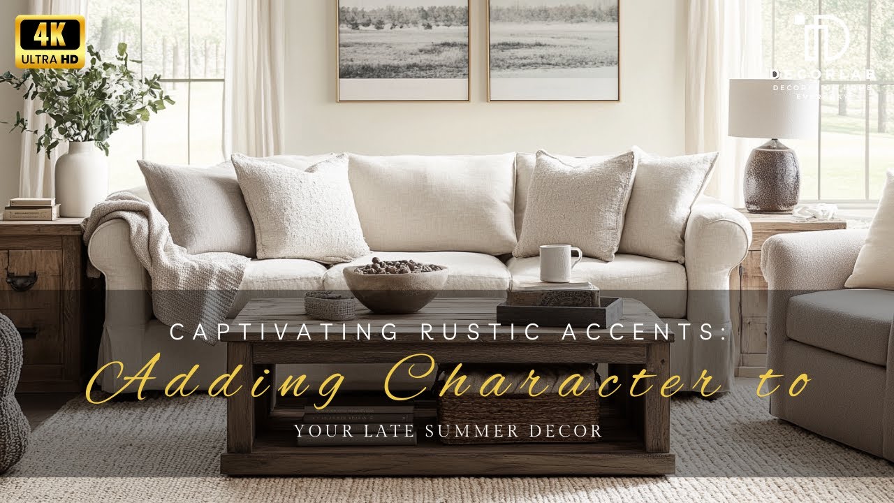 Captivating Rustic Accents: Adding Character to Your Late Summer Decor