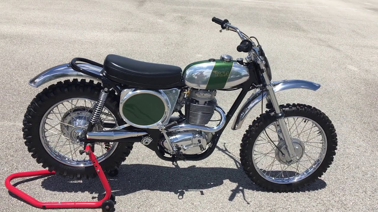 1971 BSA B50MX AHRMA Vintage Motocross