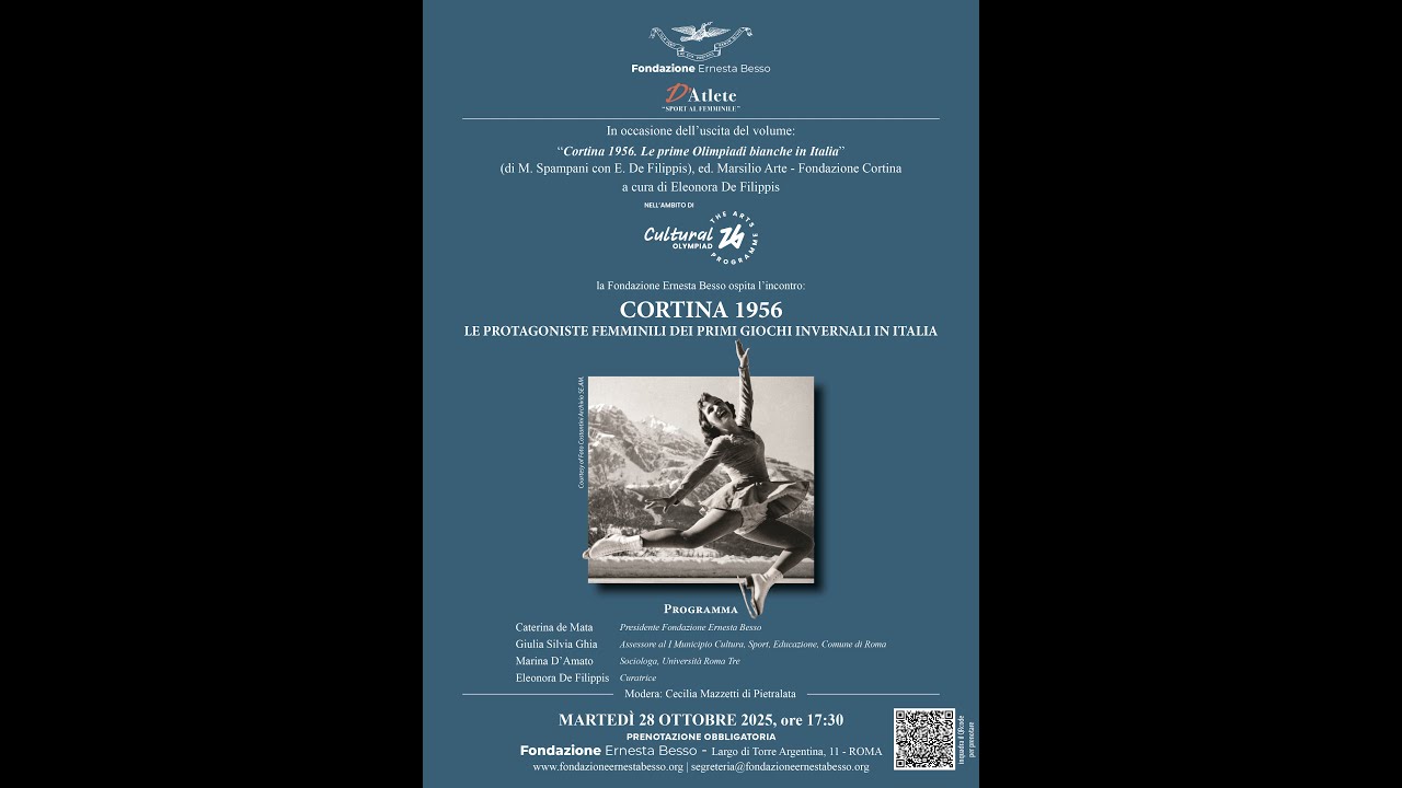 D'Atlete “SPORT AL FEMMINILE” Cortina 1956. Le prime Olimpiadi bianche in Italia