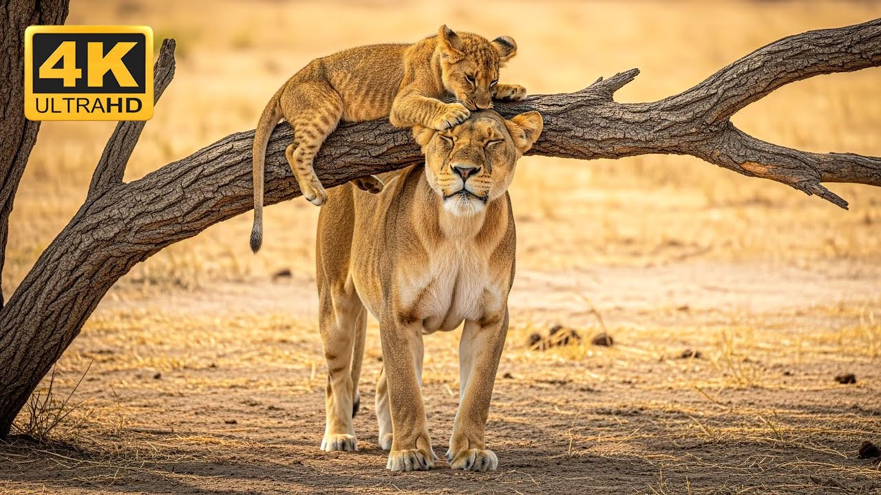 🥉 Wildlife 4K 🌿 The most peaceful moments of nature with relaxing piano and guitar melodies