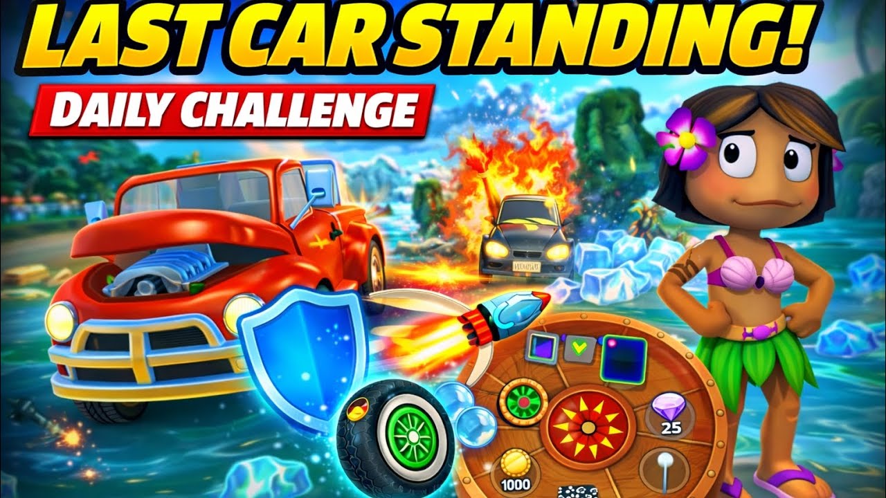 Surviving Last Car Standing Is INSANE 💥 Daily Challenge BBR2