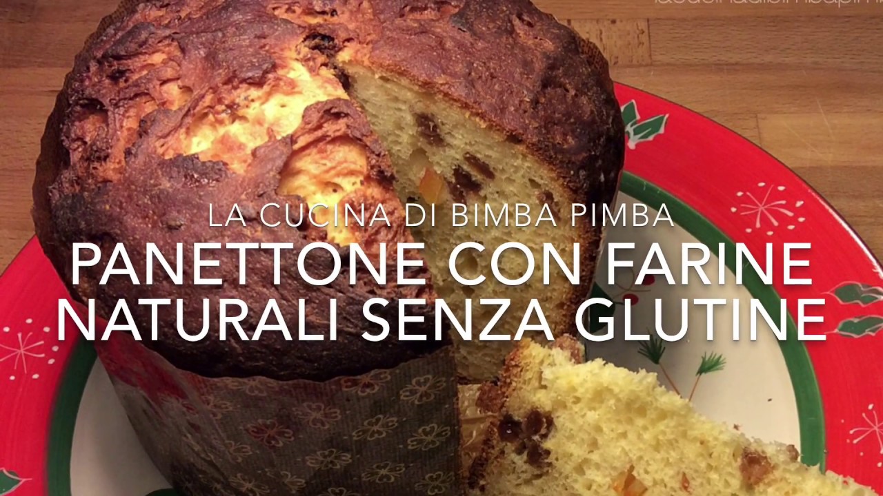 Panettone senza glutine con farine naturali