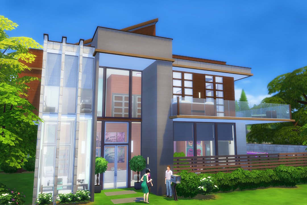 The Sims 4 build | Modern Diamond House