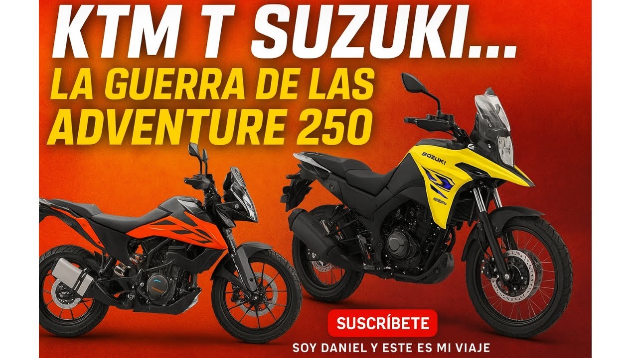 GU*RR* DE LAS ADVENTURE DE 250 CC... KTM Y SUZUKI AL ATAQUE....