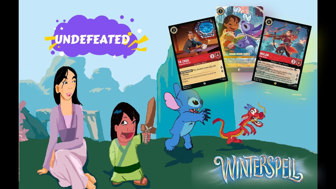 NEW CONTENDER?! | Amber Ruby Deck Profile | Winterspell Lorcana