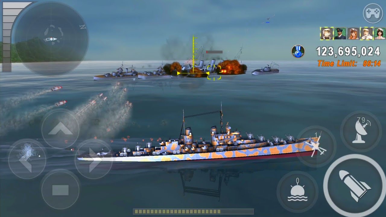 Warship Battle: SUPER ATLANTA ROYAL in Time Attack.