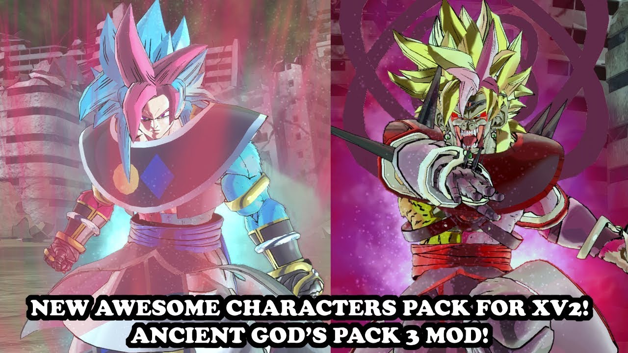 NEW EXPANSION CHARACTERS: ANCIENT GODS PACK 3! CRAZY FORMS! Dragon Ball Xenoverse 2 Mods