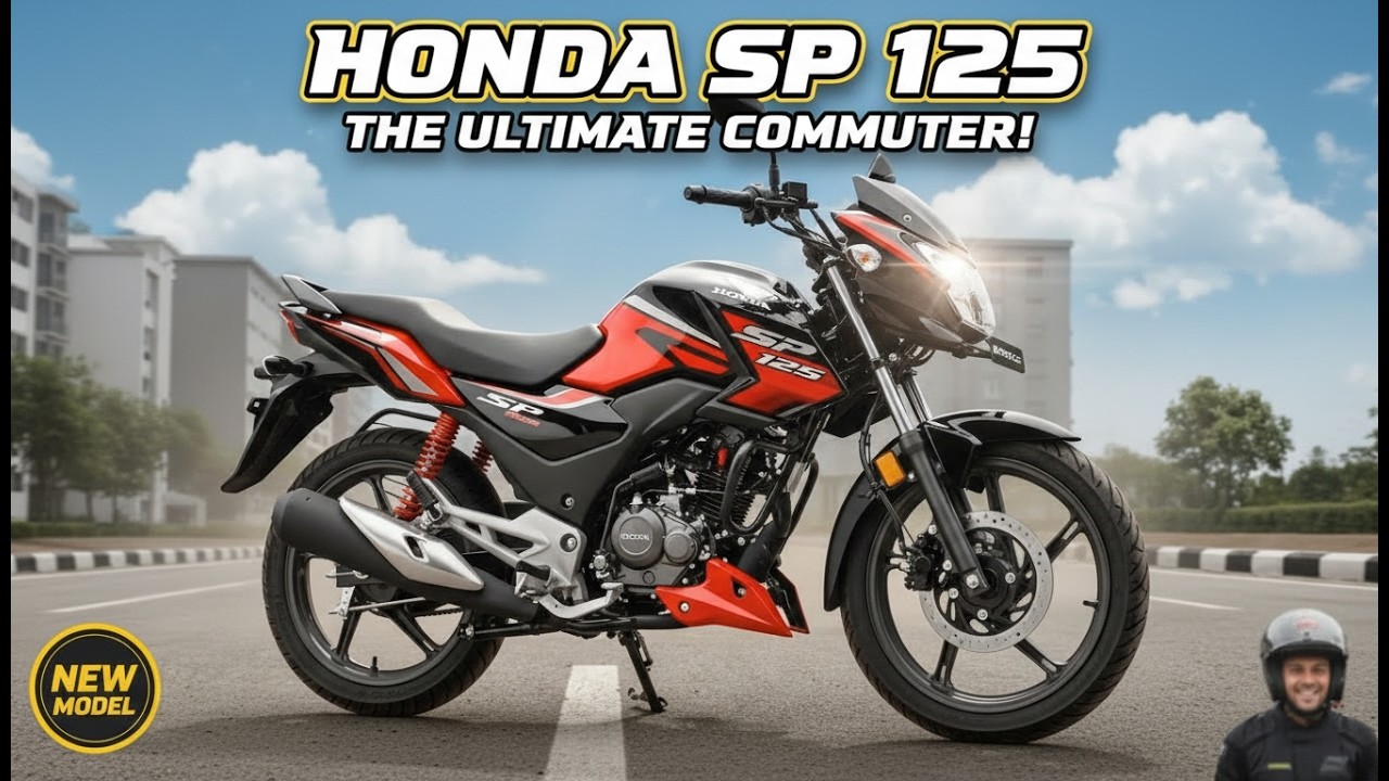 Новая Honda SP 125 2026 | Потрясающий внешний вид, отличный расход топлива | Новый герой для горо...