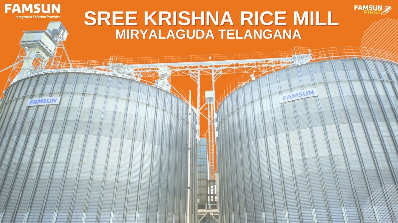 Sree Krishna Rice Mill: FAMSUN’s 3000-Ton x 2 Grain Silo Turnkey Installation