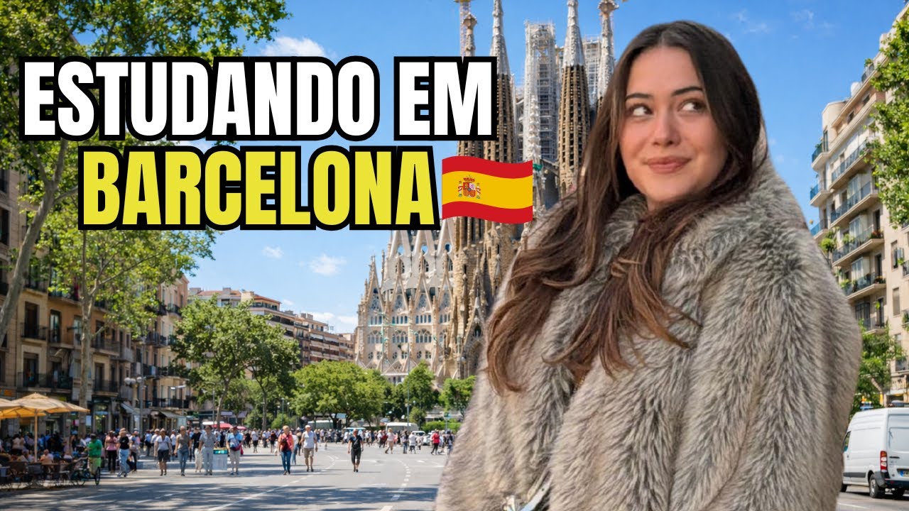 ESTUDAR EM BARCELONA É ASSIM? 😱 * VLOG na LCI Barcelona