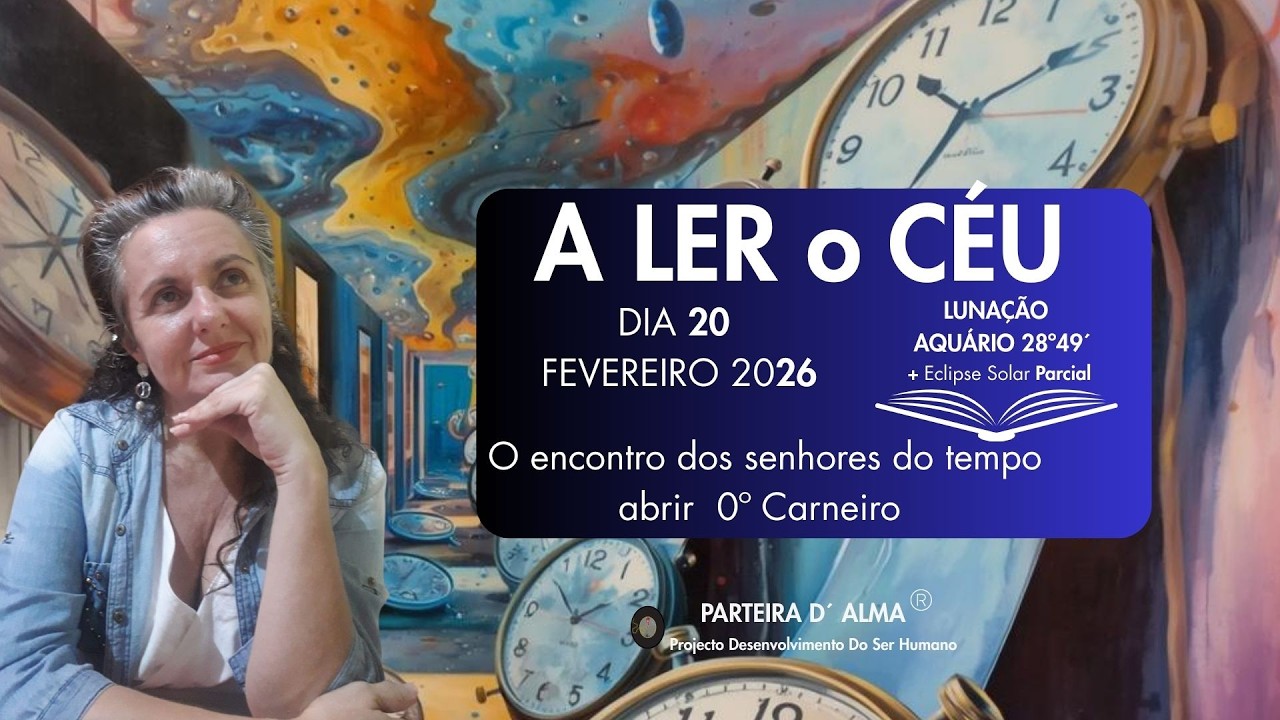 A LER O CÉU- Lunação Aquário -  Conjunção 0º 44ºde Saturno e Neptuno