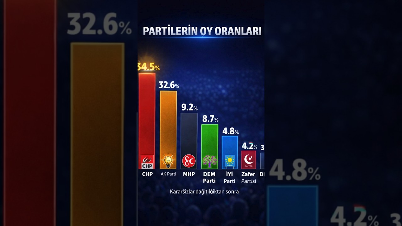 ''2026 İlk Se&ccedil;im Anketi Yapıldı!'' Sonu&ccedil;lar Şaşırtıcı!'' #se&ccedil;im #se&ccedil;imanket #g&uuml;ndem #haber