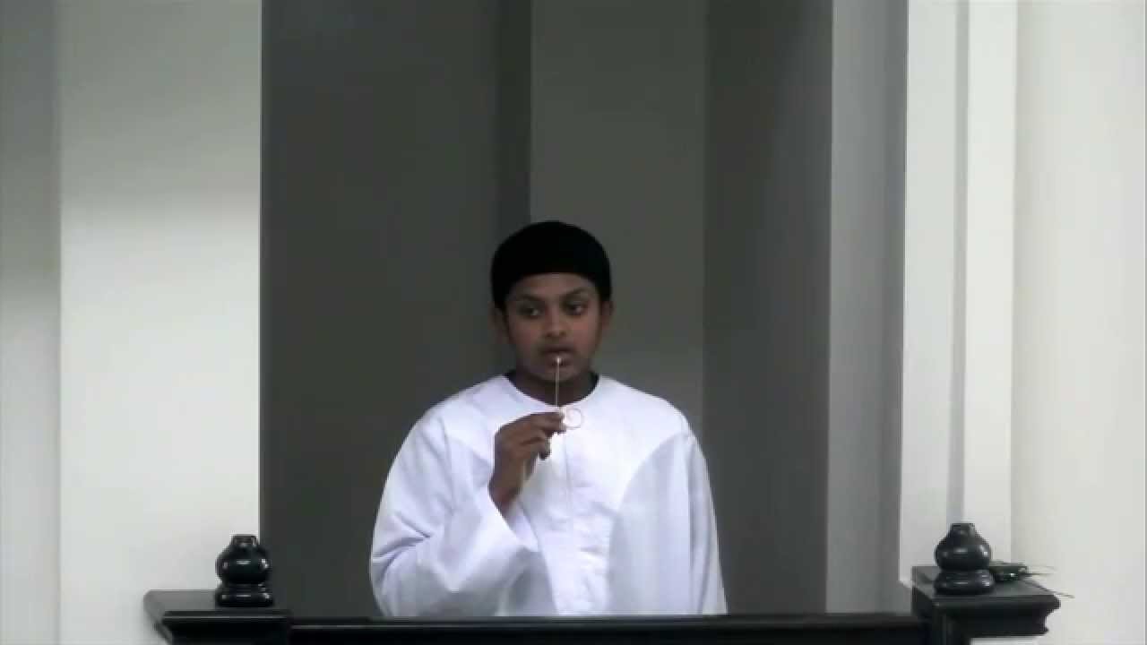 Full Time Hifz students ( Khutbat Al Hajjah practice )