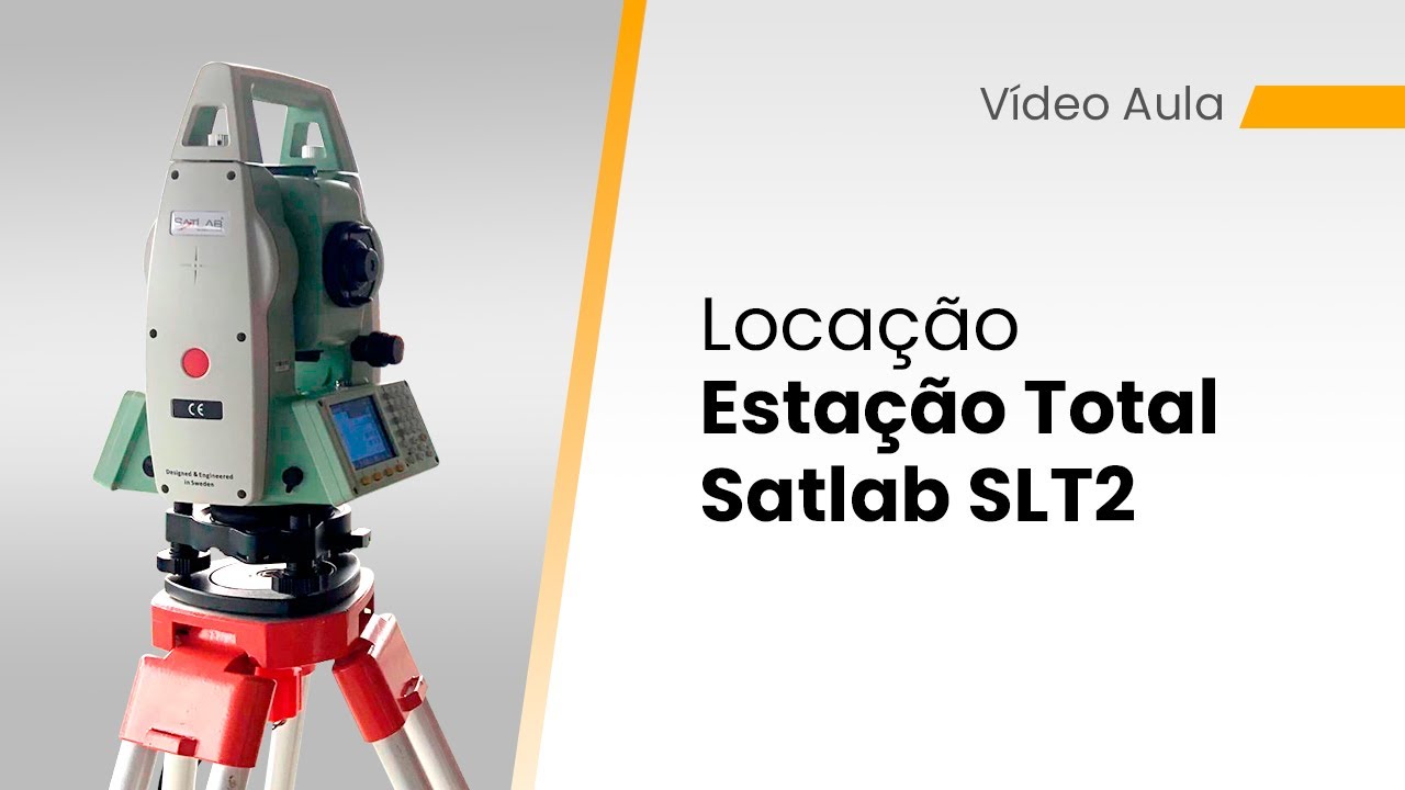 Locação com a Estação Total Satlab - SLT2
