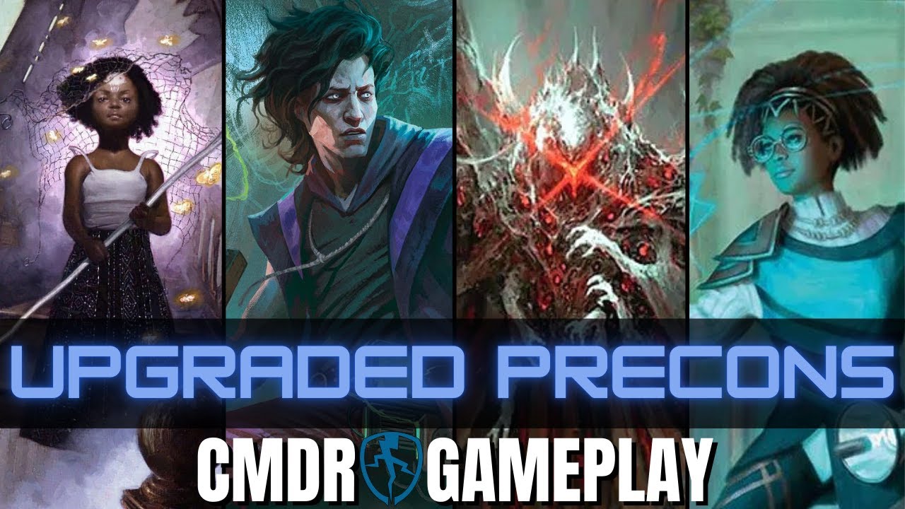 Upgraded DUSKMOURN Precons | Aminatou vs Winter vs Valgavoth vs Zimone | MTG Commander Gameplay-EDH