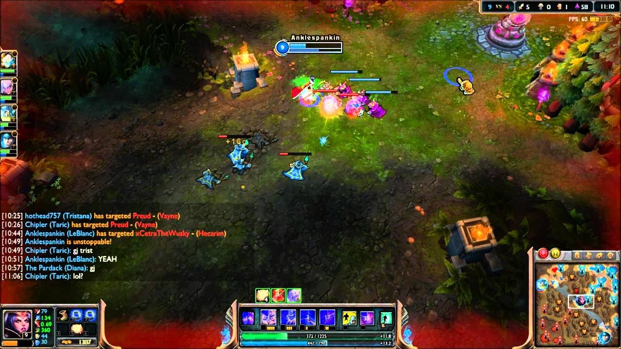 League of Legends - Леблан такая глупая - Смех на протяжении всей игры