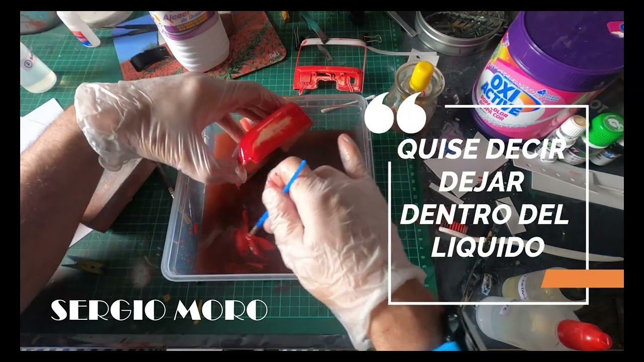 Restauracion de maquetas, como decaparlas