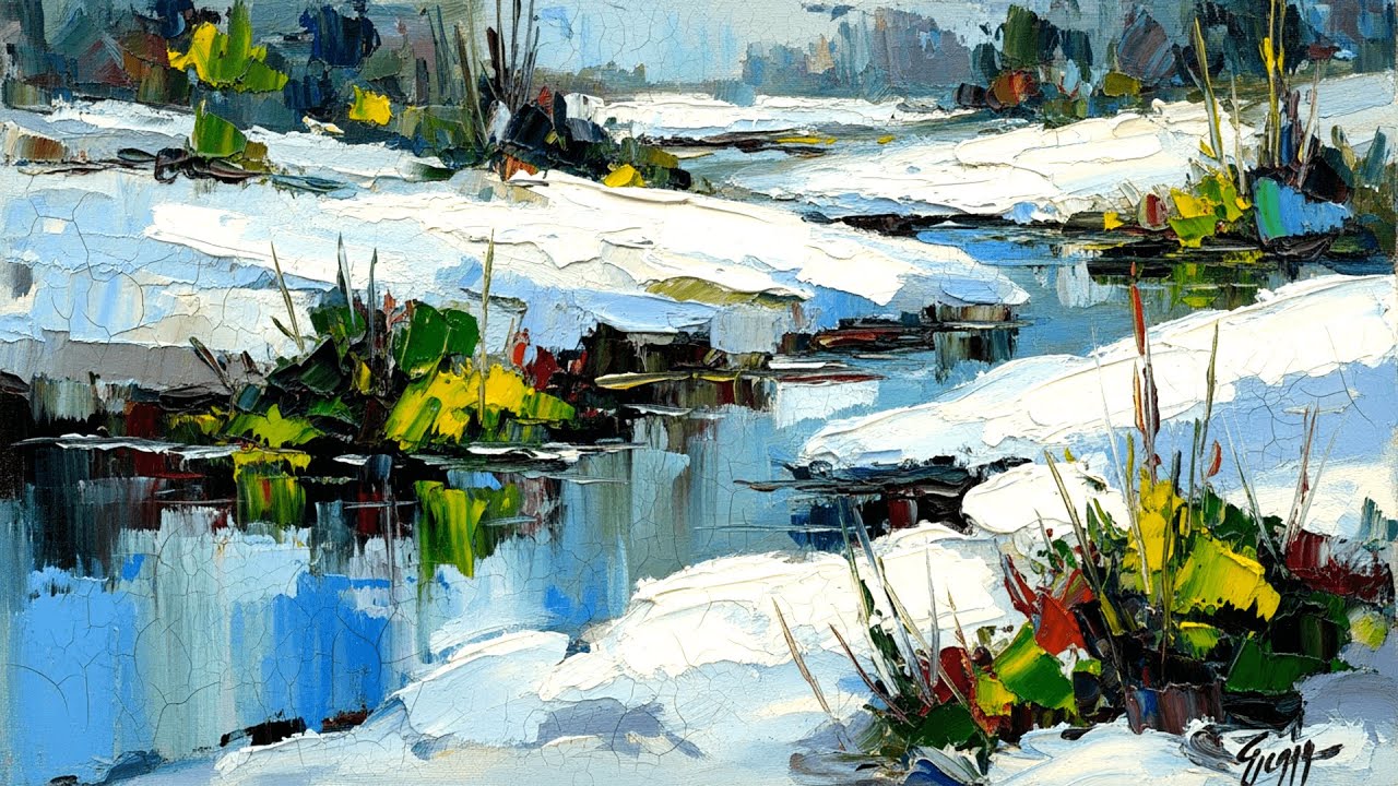 Relaxing 4K ART TV | Ultra HD Craquelure Texture | Best Ambient Art for Living Room TV