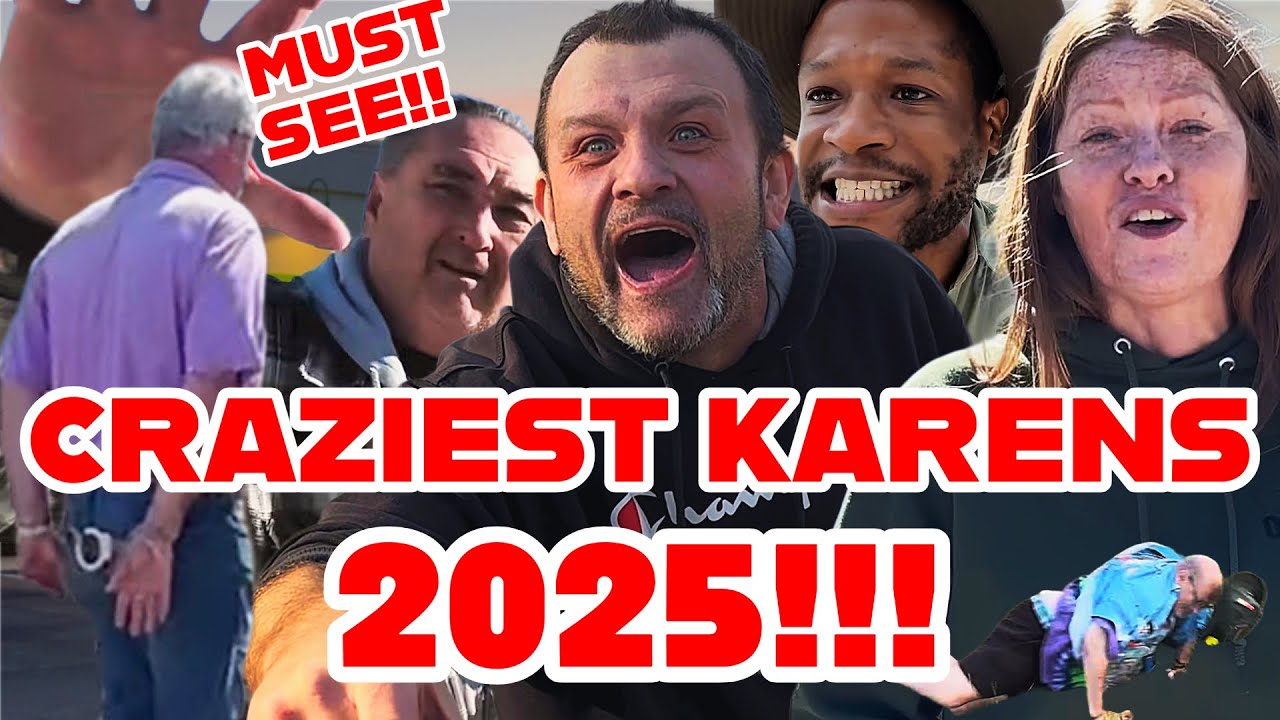 CRAZIEST KAREN COMPILATION OF 2025!!! CRAZY KAREN ATTACKS